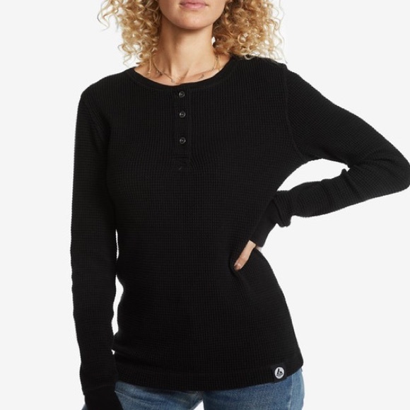 American Giant Waffle Henley 